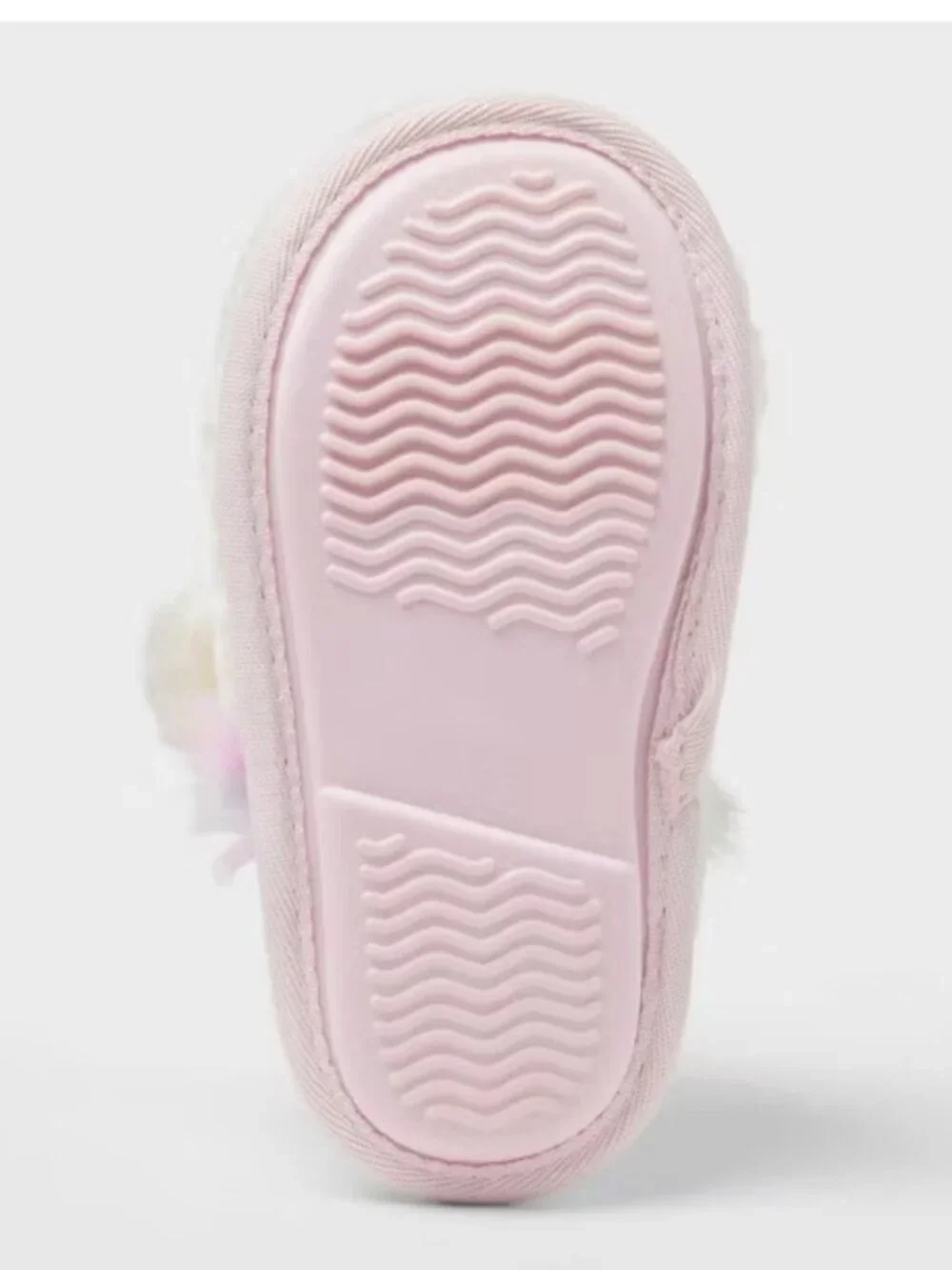 Little Girl's Slippers Unicorn Scuff - Cat & Jack™ Ivory XL (6-7)